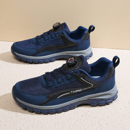 Big Size Unisex Sports Casual Shoes Breathable Walking Shoes Outdoor Hiking Trekking Men's Mesh Elderly Shoes Walking Shoes - Image 7