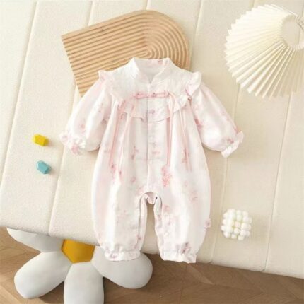Baby Clothes Double-Layer Outerwear Sweet Full Moon First Birthday Girl Baby Cute Princess Bodysuit - Image 3