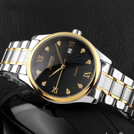 Steel Band Waterproof Quartz Watch Men's Watch - Image 1