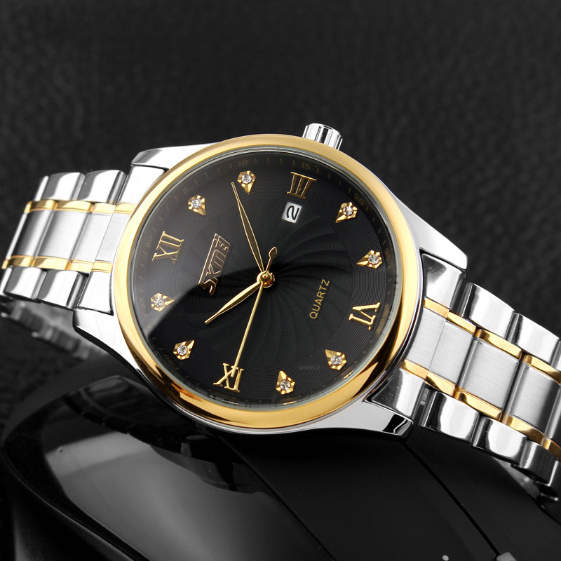 Steel Band Waterproof Quartz Watch Men's Watch