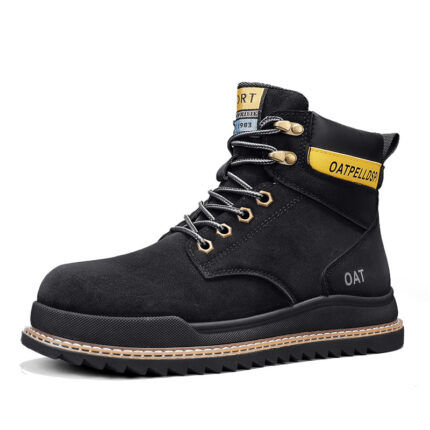 Autumn and winter new high top retro workwear casual Martin boots men's shoes - Image 5