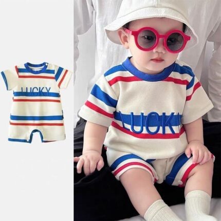 Baby Romper Short Sleeve Lightweight Onesie for Newborns and Infants - Image 5