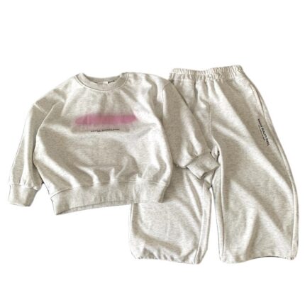 Loose sweatshirt girls' sweatpants two-piece set - Image 5