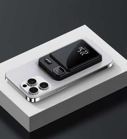 Magnetic suction power bank fast charging, compact and portable mobile power supply - Image 4