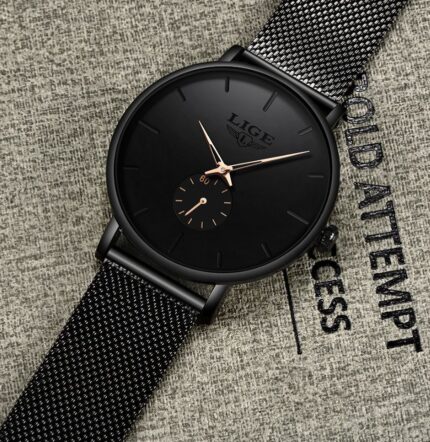 Men's mesh belt quartz watch - Image 9