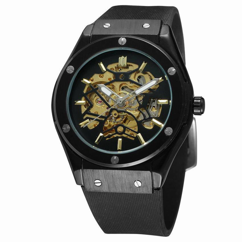 Vintage skeleton mechanical watch - Image 4