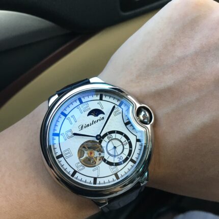 Leather mechanical watch - Image 6