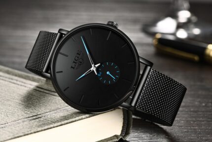 Men's mesh belt quartz watch - Image 11