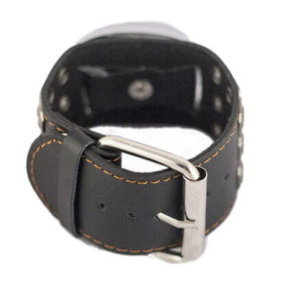 Men's Punk Silver Ghost Head Belt Watch - Image 3