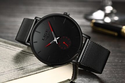 Men's mesh belt quartz watch - Image 13