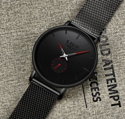 Men's mesh belt quartz watch - Image 10