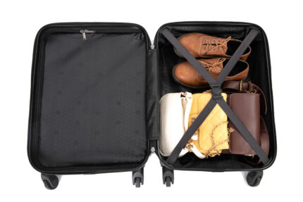 20" Carry on Luggage Lightweight Suitcase, Spinner Wheels, Black - Image 8