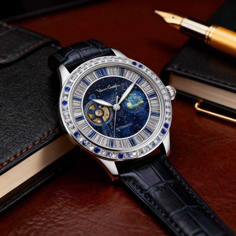 VanGogh Men's Geneva Series Art Automatic Mechanical Watch