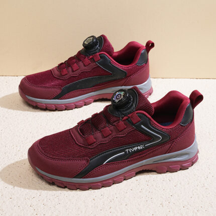Big Size Unisex Sports Casual Shoes Breathable Walking Shoes Outdoor Hiking Trekking Men's Mesh Elderly Shoes Walking Shoes - Image 5