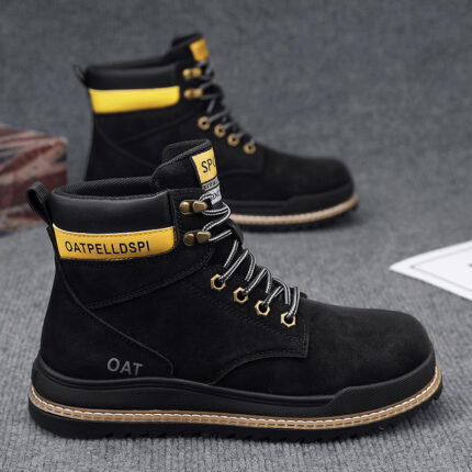 Autumn and winter new high top retro workwear casual Martin boots men's shoes - Image 6
