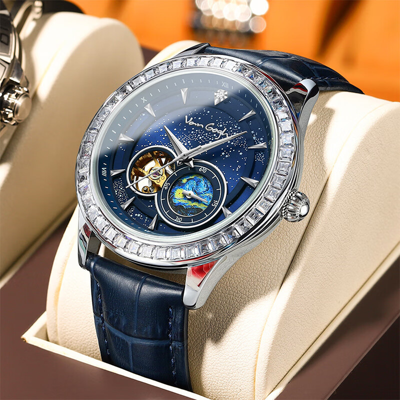 VanGogh Men's Geneva Series Art Automatic Mechanical Watch
