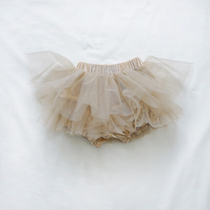 Girls' Velvet Skirt Pants, Children's Puffy Princess Dress - Image 6