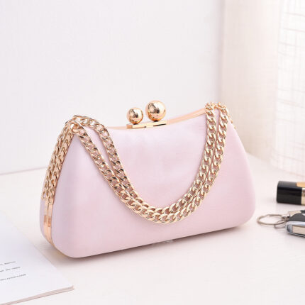 Black PU dinner minimalist handbag - Image 9