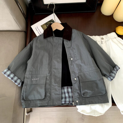 Boys' outerwear baby windbreaker spring and autumn clothes - Image 6