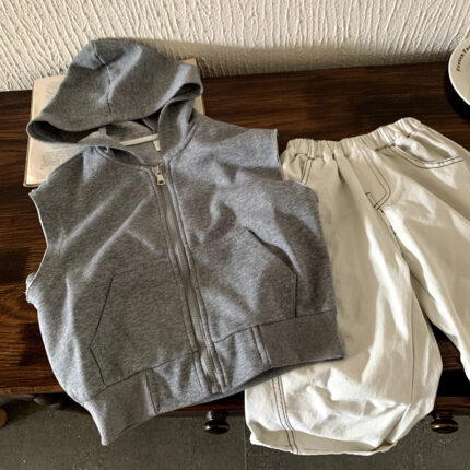 Versatile cardigan baby hooded jacket - Image 1