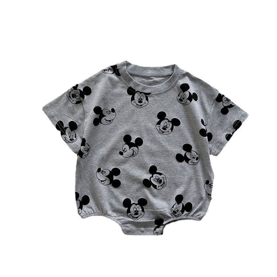 Short Sleeve Romper Lightweight Half Sleeve Baby Onesie - Image 1