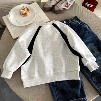 Children's long sleeved shirt versatile for baby girls - Image 4