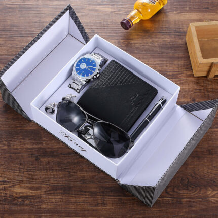 Wallet Pen  Glasses  Cuffs  Business Watch  Keychain - Image 1