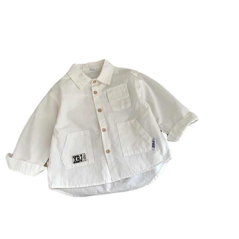 Versatile tops college style children's clothing