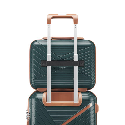 Luggage set of 4 pieces (14/20/24/28) with 4 360 degree silent rotating wheels made of PP material and durable TSA lock - Image 3
