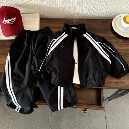 Boys' sports jacket set for spring and autumn - Image 1