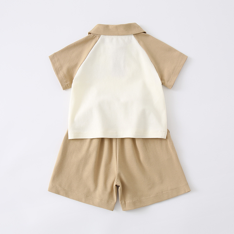 Children's Short Sleeve and Shorts Two-Piece Set