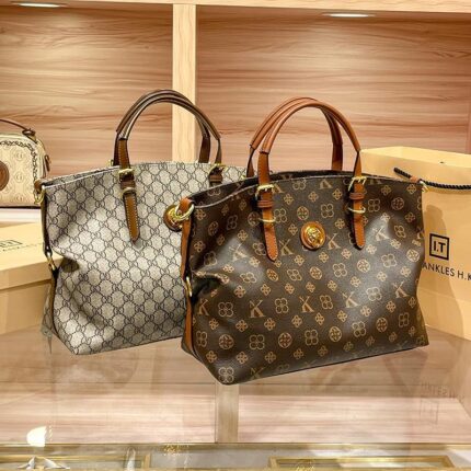 Large capacity shoulder bag, genuine leather, suitable for commuting, hand-held, crossbody, or tote bag. - Image 3