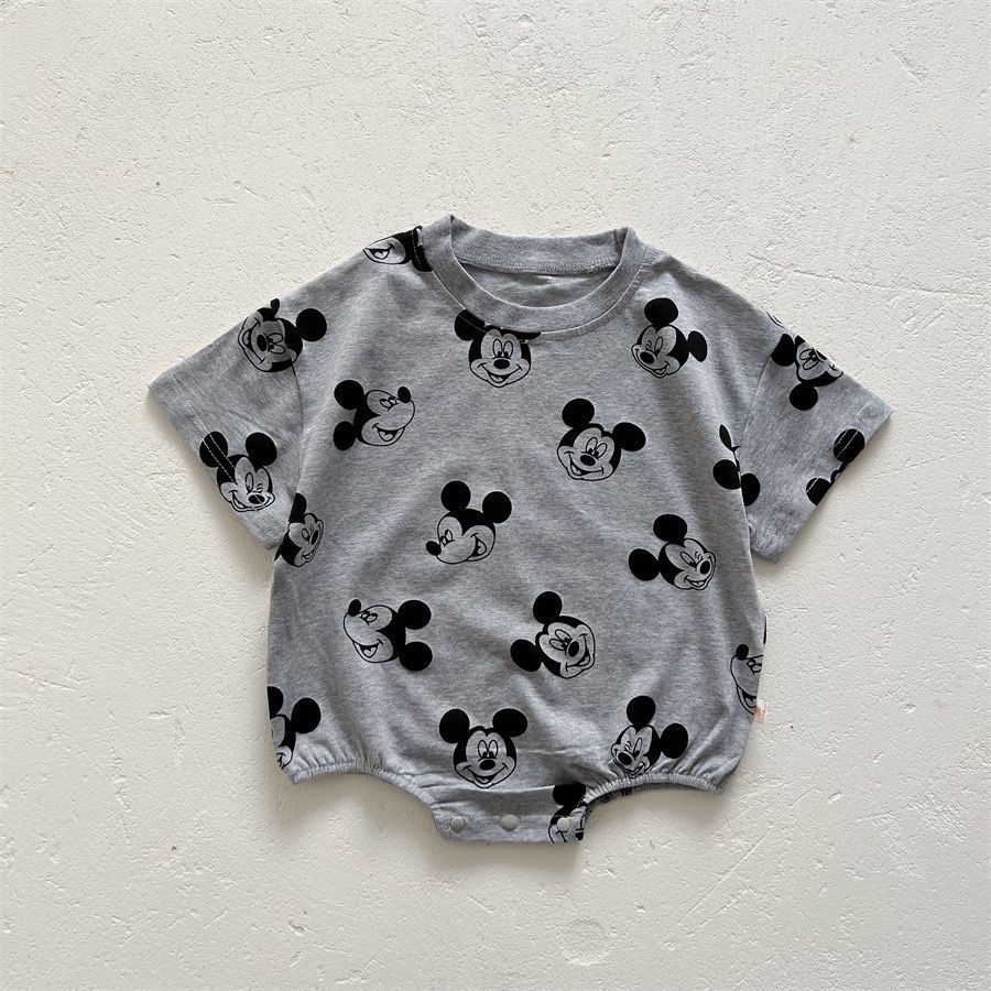 Short Sleeve Romper Lightweight Half Sleeve Baby Onesie - Image 2