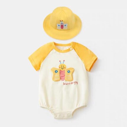 Baby Lightweight Short Sleeve Onesie - Image 2