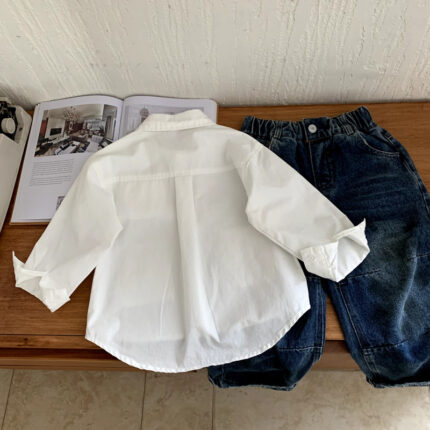 Versatile tops college style children's clothing - Image 4
