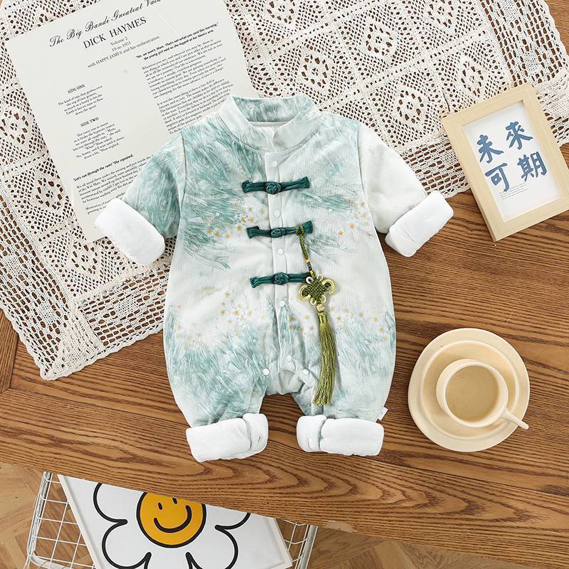 Infant Winter Romper Baby Overall Outfit for Crawling and Outdoor Wear