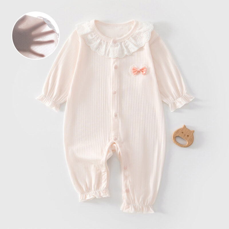 Baby Lightweight Outfit Girls' Long Sleeve Romper Sweet Princess