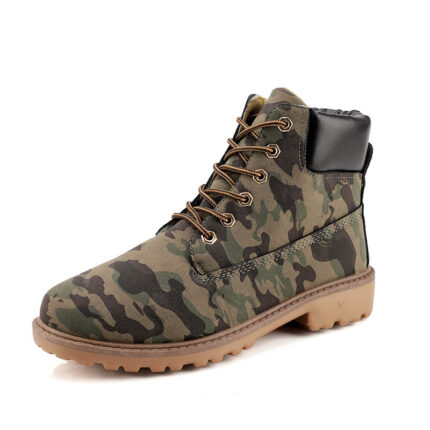 Fashionable high top Martin boots for men casual Baotou workwear shoes autumn and winter men's boots - Image 9