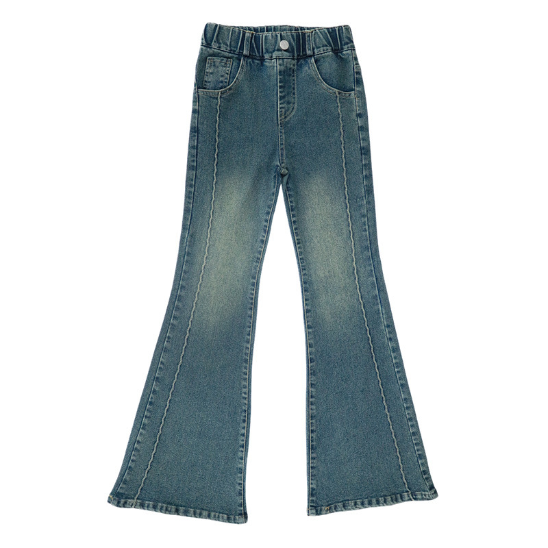 Charming Girls' Flared Jeans Pants