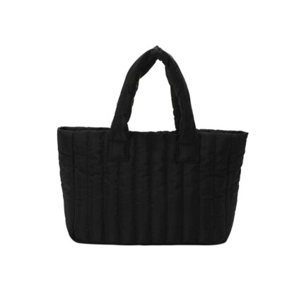 Large Capacity Simple Unique Handheld Bag Cotton Coat Shoulder Fashion Embroidery Tote Bag - Image 1