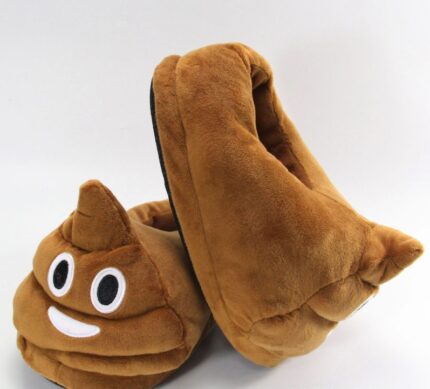 Plush Poop Slippers, Cute Funny  Poop Indoor Creative Warm Cotton Shoes Wholesale - Image 5