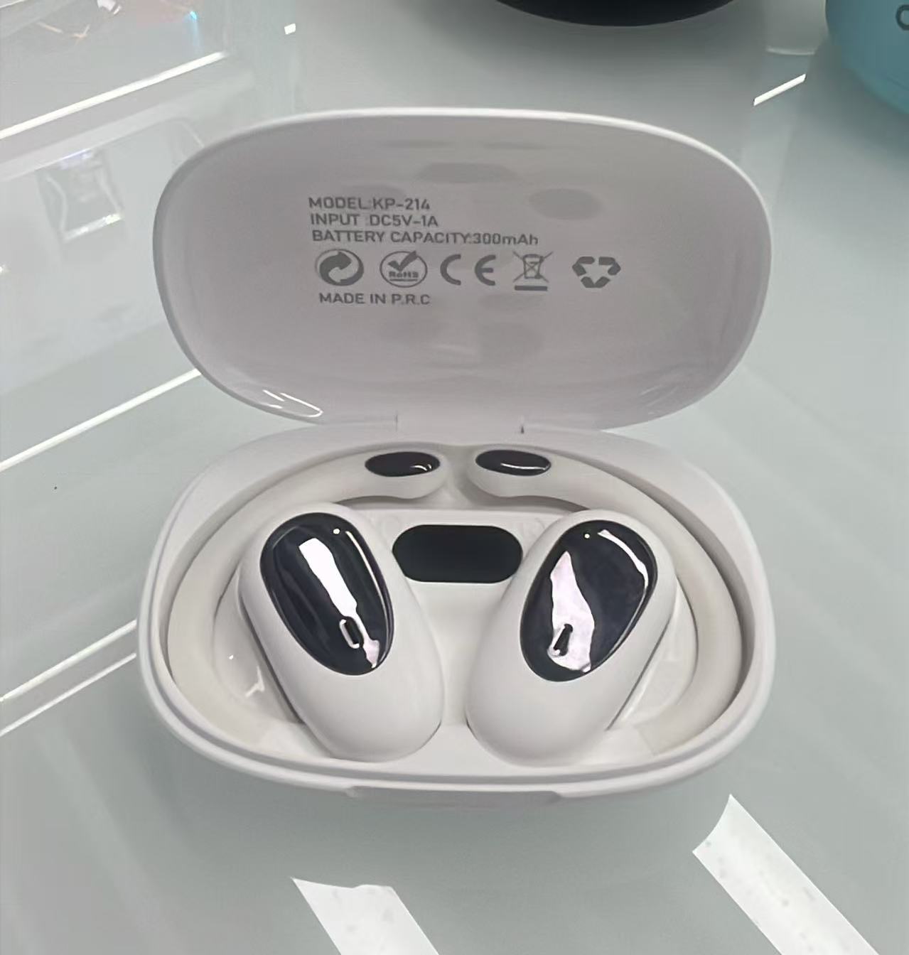 KP-214 New Model Wireless Bluetooth Ear Hook Headphones OWS Open Ear Design High Fidelity Audio Long Battery Life And Noise Cancellation - Image 7