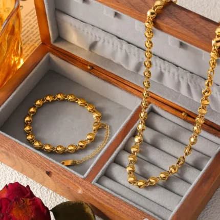18K Gold-Plated Copper Necklace - Image 3