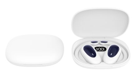 KP-214 New Model Wireless Bluetooth Ear Hook Headphones OWS Open Ear Design High Fidelity Audio Long Battery Life And Noise Cancellation - Image 9