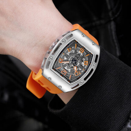 Watch Men's Barrel-shaped Large Dial - Image 1