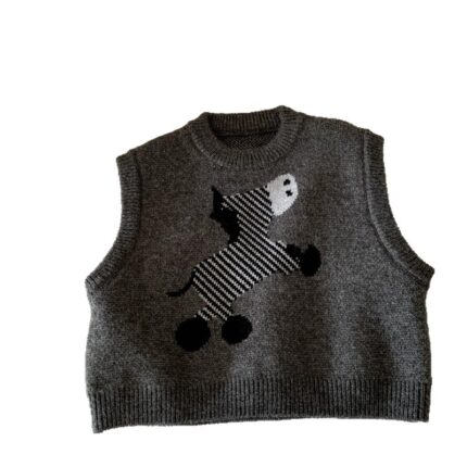 Boys' vest children's knitted vest spring and autumn - Image 5