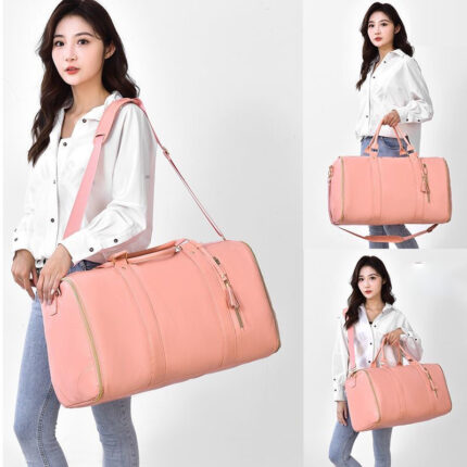 Folding suit bag large capacity women's handbag convenient crossbody travel business luggage bag - Image 2