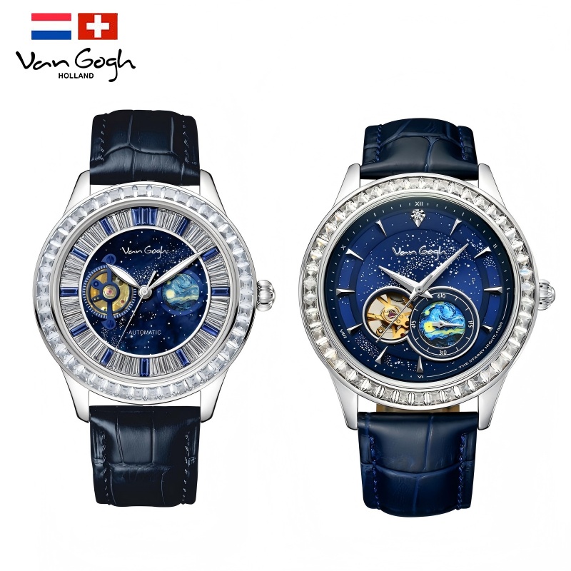VanGogh Men's Geneva Series Art Automatic Mechanical Watch