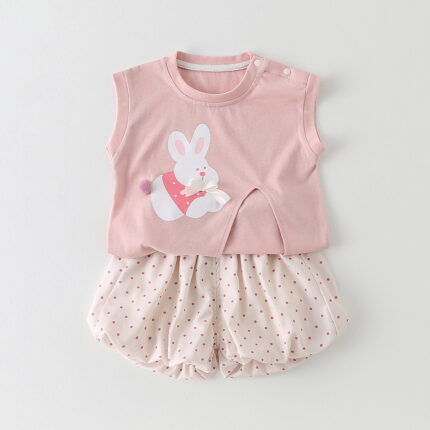 Children's Cartoon Printed Two-Piece Set - Image 5