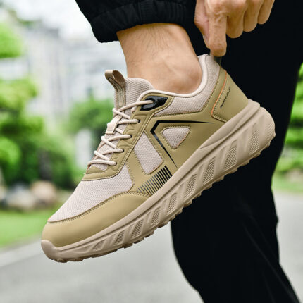 Casual Running Shoes for Men Wide Toe Box Comfortable Shock Absorption Fashionable and Versatile Autumn/Winter Style - Image 4